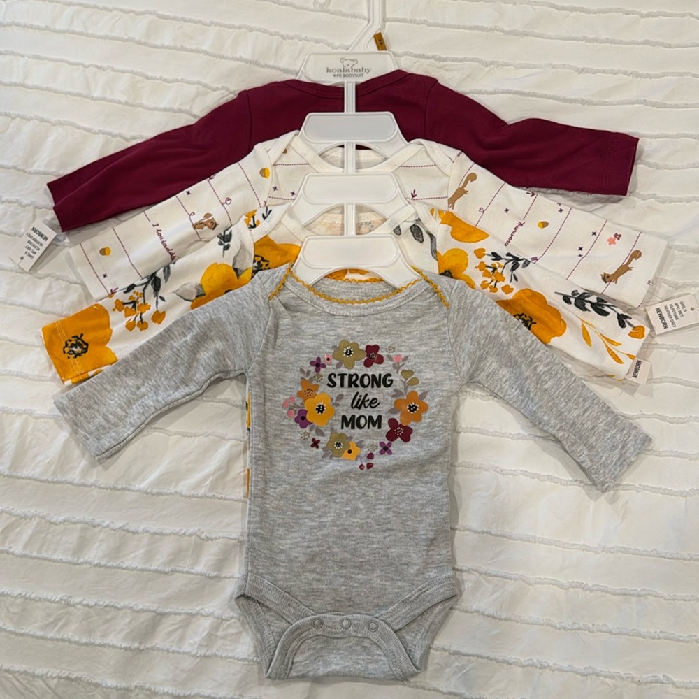 ✨SOLD✨ Newborn onsie set of 4